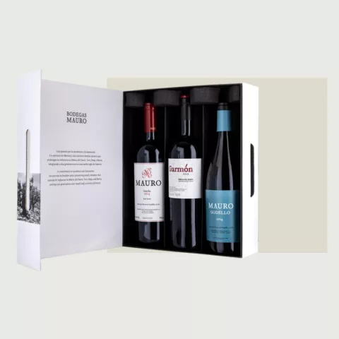 Mauro, Garmón y San Román - Estuche de lujo 3 botellas de 75 cl