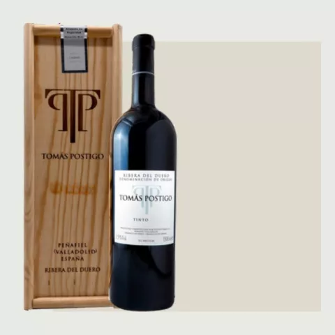 Tomás Postigo 3er Año - Caja de madera 1 botella de 75 cl