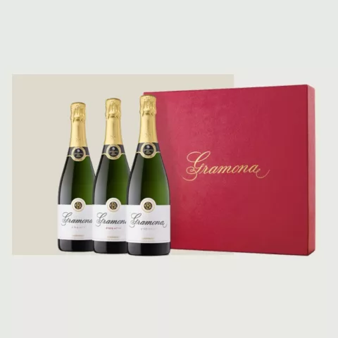 Gramona Imperial - Estuche rojo / dorado 3 botellas de 75 cl