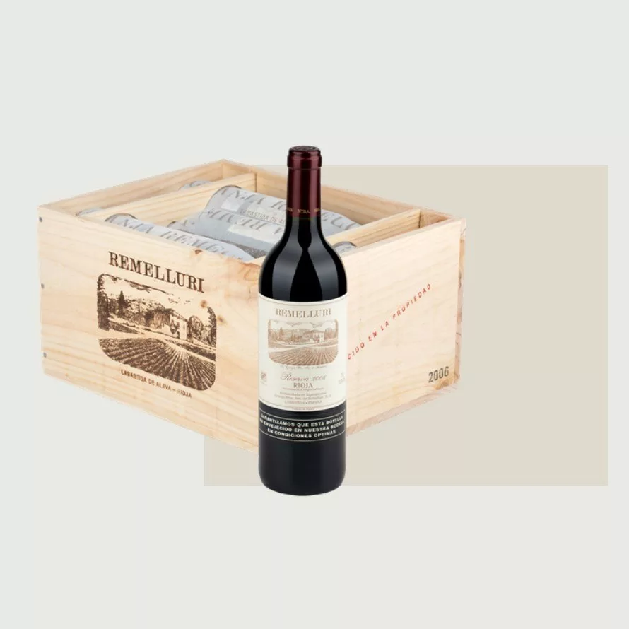 Remelluri Reserva - Caja de madera 3 botellas de 75 cl