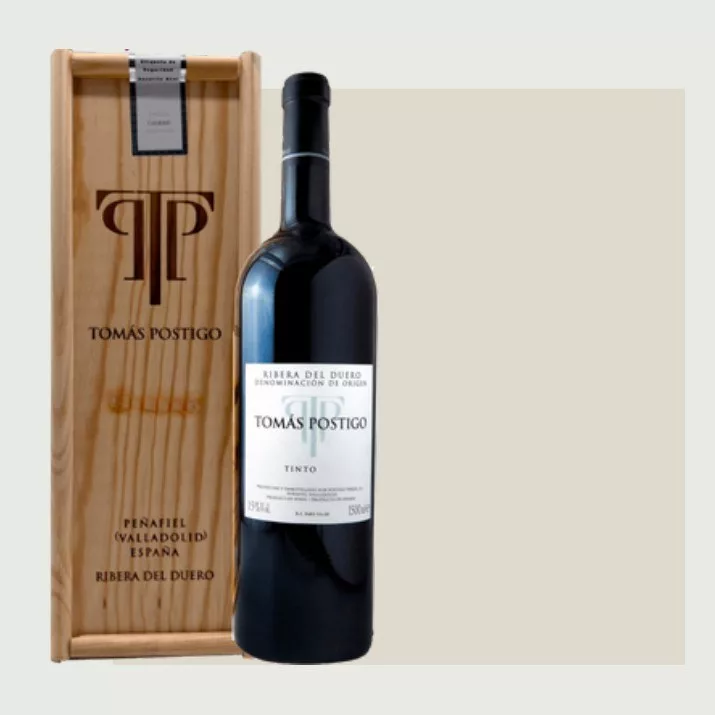 Tomás Postigo 3er Año - Caja de madera 1 botella de 75 cl