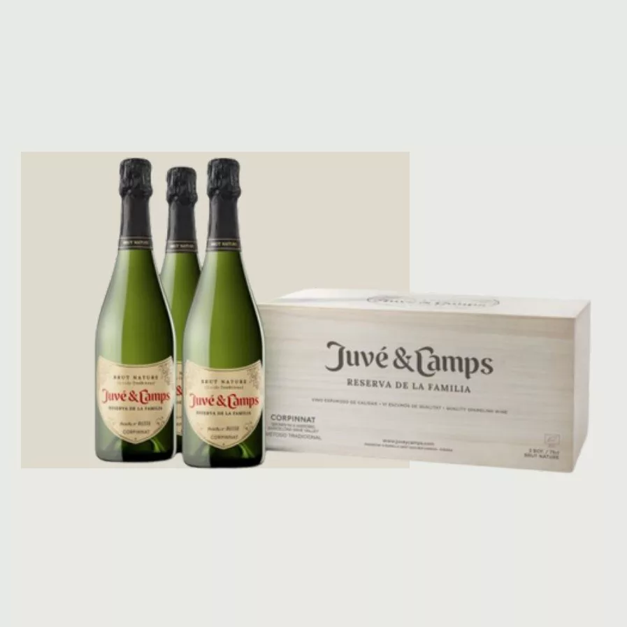 Juvé & Camps Reserva de la Familia - Caja de madera 6 botellas de 75 cl
