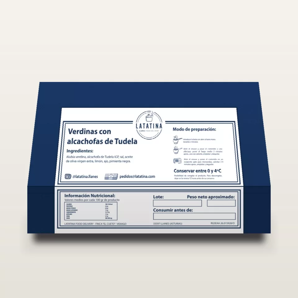 Verdinas con alcachofas de Tudela - La Tatina